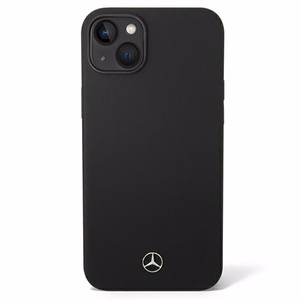 Mercedes Silicone Line Suojakuori iPhone 14 Pluslle - musta