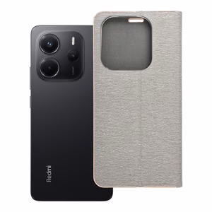 Läppäsuojakuori Xiaomi Redmi NOTE 14 5G:lle Luna Book Gold hopeinen