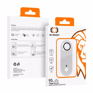 Tempered glass Tel Protect 95% AR+AF Full Metal Camera Protector on camera for Iphone 17 Air silver (camera island)