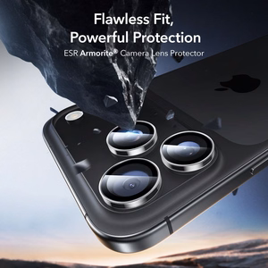 ESR Armorite Kamerasuoja iPhone 14 Pro / Pro Max / 15 Pro / Pro Max / 16 Pro / Pro Max / 17 Pro / Pro Max:lle - Kirkas