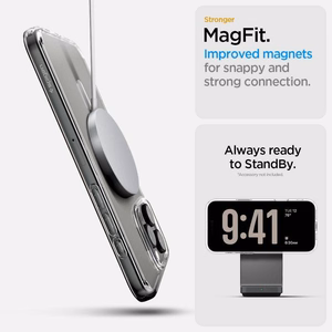 Spigen Ultra Hybrid T Mag MagSafe Suojakuori iPhone 16 Pro Max:lle - valkoinen