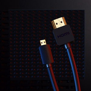 Ugreen HDMI - micro HDMI -kaapeli 19-nastainen 2.0v 4K 60Hz 30AWG 1,5 m musta (30102)