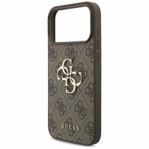 GUESS GUE005598 (4G PU Big Logo) suojakuori laitteelle iPhone 18 Pro Max / 17 Pro Max, väri: ruskea