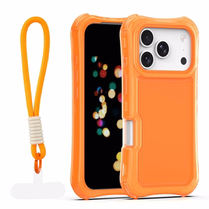 Safepop suojakuori hihnalla iPhone 17 Pro Max 6,9" oranssi