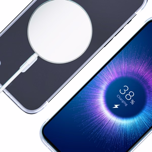 3mk Just20g MagCase iPhone 15 Plus:lle - Läpinäkyvä