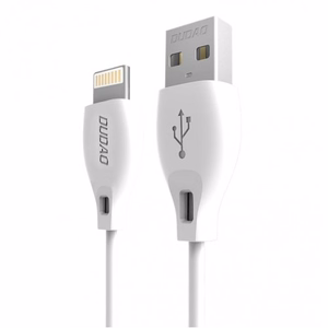 Dudao USB / Lightning -kaapeli 2.1A 2m valkoinen (L4L 2m white)