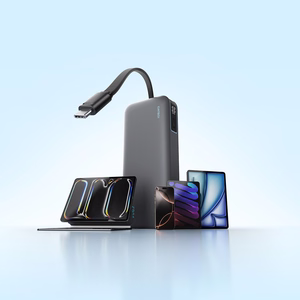 Cuktech LPB200N 40W 20000mAh Powerbank with Integrated Cable - Gray