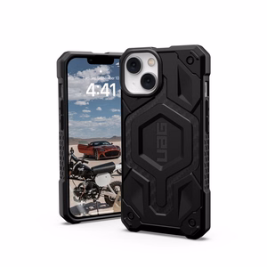 UAG Monarch MagSafe Suojakuori iPhone 14 Plus:lle - musta carbon