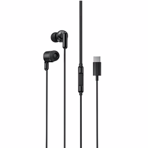 XO wired earphones EP84 USB-C black