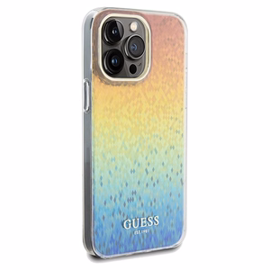 Guess IML Faceted Mirror Disco Iridescent -suojakuori iPhone 13 Pro Maxille - monivärinen