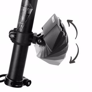 Rockbros LKWD-R1 polkupyörän takavalo laserilla ja kaukosäätimellä + Micro USB - USB-A kaapeli - musta
