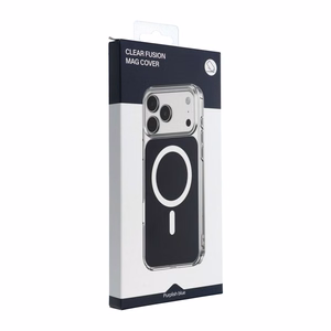 Clear Fusion Mag Cover-suojakuori mallille iPhone 15, MagSafe-yhteensopiva – tummansininen