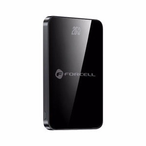 Varavirtalähde MagSafella Forcell F-Energy SuperSlim F5K8 QC4.0 PD3.0 15W 5000 mAh musta