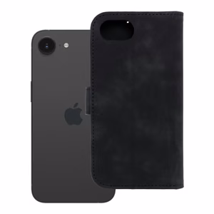 Läppäsuojakuori iPhone 16e (SE 4 2025):lle Tender Book musta