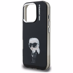 Karl Lagerfeld IML Aquarelle Karl & Logo MagSafe Suojakuori iPhone 16 Pro Maxille - Musta