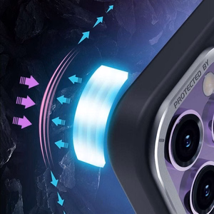 X-ONE Dropguard Magneettinen Suojakuori Air (MagSafe yhteensopiva) - Apple iPhone 15 Plus:lle musta