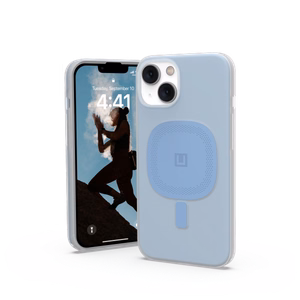 UAG Lucent [U] MagSafe Suojakuori iPhone 14 Plus:lle - sininen