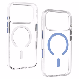 Liavec Pure -suojakuori kameran ohjauspainikkeella mallille iPhone 18 Pro Max/17 Pro Max, vaaleansininen
