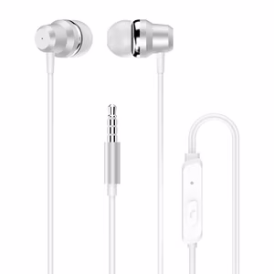 Dudao X10PRO johdolliset kuulokkeet, mini jack 3,5mm, in-ear kauko-ohjaimella - valkoinen