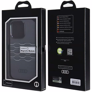 Audi IML MagSafe suojakuori iPhone 14 Pro:lle - musta