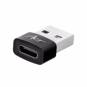 Sovitin USB A 2.0 - USB C ART C14 OTG musta