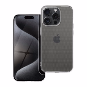 Läpinäkyvä 2 mm Suojakuori iPhone 15 PRO:lle (kameransuoja)