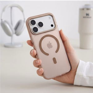 Tech-Protect MagZero MagSafe suojakuori mallille iPhone 17 Pro / 18 Pro – matta ruskea