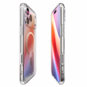 Spigen Ultra Hybrid MagSafe Suojakuori iPhone 17 Pro:lle - läpinäkyvä kultainen