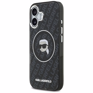 Karl Lagerfeld IML Karl Head Logo MagSafe -suojakuori iPhone 17 - musta