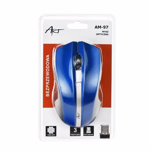 ART langaton tietokonehiiri 2,4G 1000 dpi AM-97 sininen