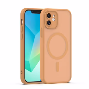 Mag Matt Suojakuori iPhone 12 6,1" ruskea kameransuoja