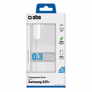 SBS Skinny Cover for Samsung Galaxy S25+ - transparent