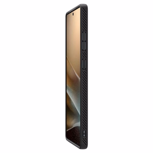 Spigen Liquid Air suojakuori Samsung Galaxy S25 Ultra -puhelimelle matta musta
