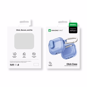 AmazingThing Minimal Suojakuori AirPods 4:lle - ultramarine