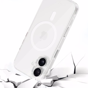 Liavec Glossy Magsafe Clear Case do Iphone 16 white