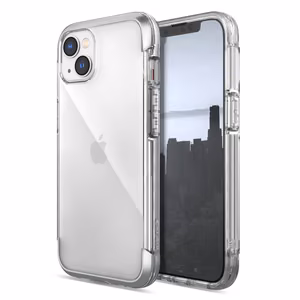 Raptic X-Doria Air kotelo iPhone 14 Plus panssaroitu kansi hopea