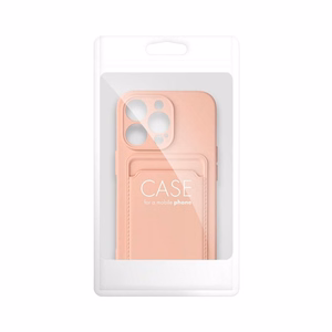 Suojakuori iPhone 16 PLUS:lle Card Case vaaleanpunainen