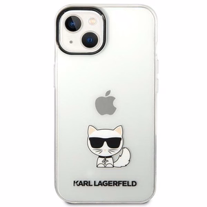 Karl Lagerfeld KLHCP14MCTTR iPhone 14 Plus 6.7 "kovakotelo selkeä / läpinäkyvä Choupette Body
