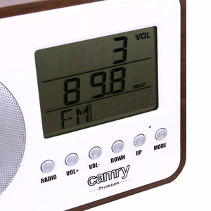 Camry CR 1153 – kannettava digitaaliradio, musta/valkoinen