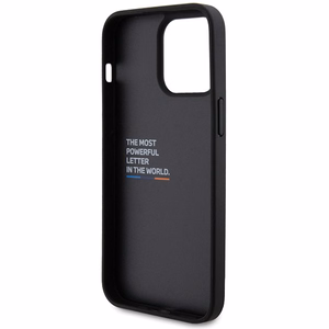 BMW Nahkainen Carbon Suojakuori iPhone 15 Pro Max:lle - musta