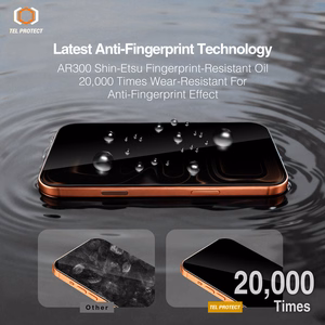 Karkaistu lasi Tel Protect 10X Privacy DLC Diamond Coating iPhone 16 Pro/17:lle