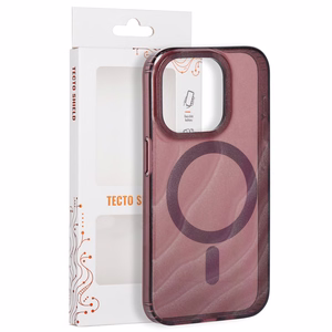 Tecto Shield Desert Mag -suojakuori mallille iPhone 15 Pro Max 6,7", mahonginvärinen