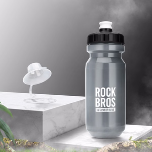 Rockbros 600 ml pyöräilypullo - harmaa