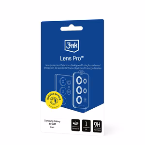 3mk Lens Protection Pro kameran lasi Samsung Galaxy Z Fold 7:lle - musta