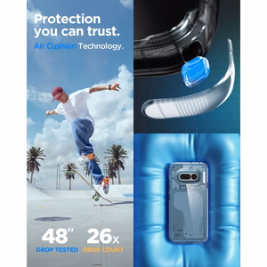 Spigen Ultra Hybrid -suojakuori Nothing Phone 4A -mallille, läpinäkyvä