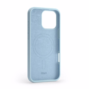 Etteri Silicone Mag case for iPhone 16 Pro 6,3" light blue