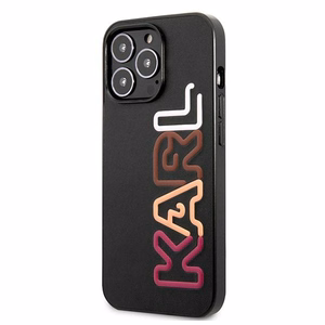 Karl Lagerfeld Multipink tuotemerkin kotelo iPhone 13 Pro / iPhone 13 - musta