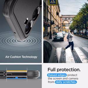 Spigen Rugged Armor Suojakuori Samsung Galaxy S23:lle matta musta