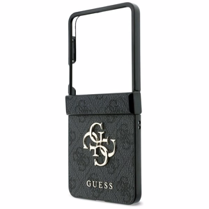 Musta Guess Big 4G Logo -suojakuori Samsung Galaxy Z Flip8 -puhelimelle