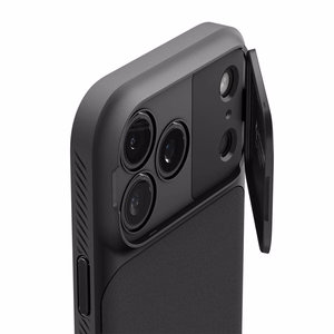 Spigen Optik Armor MagSafe Suojakuori iPhone 17 Pro Max:lle - musta
